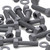 50x Grey PVC Hex Head Plastic Screws & Bolts M5 x 20mm, Nuts & Washers