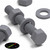 50x Grey PVC Hex Head Plastic Screws & Bolts M6 x 40mm, Nuts & Washers
