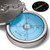 Metal 70mm Diameter Bullseye Spirit Bubble Level, Round, Circular, Blue