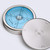 Metal 70mm Diameter Bullseye Spirit Bubble Level, Round, Circular, Blue