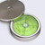 Metal 70mm Diameter Bullseye Spirit Bubble Level, Round, Circular, Green