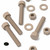 5x PEEK Hex Head M12 x 65 mm Plastic Bolts, Nuts & Washers