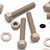 5x Natural PEEK Hex Head Plastic Screws & Bolts M12 x 65mm, Nuts & Washers