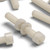 50x Natural Nylon, Socket Head, M6 x 40mm, Plastic Bolts, Nuts & Washers
