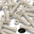 50x Natural Nylon Socket Head Machine Screws M6 x 40 mm, Nuts & Washers