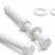 10x White PP Hex Head Plastic Screws & Bolts M10 x 100mm, Nuts & Washers