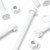 10x White PP Hex Head Plastic Screws & Bolts M10 x 100mm, Nuts & Washers