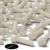 50x Natural Nylon Socket Head Machine Screws M5 x 20 mm, Nuts & Washers