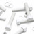 5x White PP Hex Head Plastic Bolts, Nuts & Washers, M20 x 100 mm