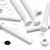 5x White PP Hex Head Plastic Screws & Bolts M20 x 150mm, Nuts & Washers