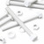 5x White PP Hex Head Plastic Screws & Bolts M16 x 150mm, Nuts & Washers