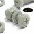 50x Glass Filled Nylon, Cross Pan Head, M6 x 20mm, Plastic Bolts, Nuts & Washers