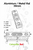 Metal Precision Level Glass Vial, Spirit Bubble Level, 58mm -MGV-581514-CB