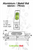 Metal Precision Level Glass Vial, Spirit Bubble Level, 79mm, MGV-791515-GB