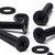 50x Black Nylon Countersunk Cross Machine Screws M4 x 20mm, Nuts & Washers