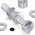20x Clear Acrylic Pan Head Machine Screws & Bolts M8 x 60 mm, Nuts & Washers