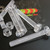 20x Clear Acrylic, Pan Head, M8 x 60mm, Plastic Bolts, Nuts & Washers - Screws