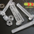 20x Clear Acrylic, Pan Head, M8 x 60mm, Plastic Bolts, Nuts & Washers - Screws