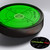 Metal 60mm Diameter Bullseye Spirit Bubble Level, Degree Marking, Green