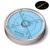 Metal 60mm Diameter Bullseye Spirit Bubble Level, Degree Marking, Blue