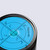 Metal 60mm Diameter Bullseye Spirit Bubble Level, Degree Marking, Blue