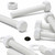 10x White, Hex Head, (PP), M10 x 60mm, Plastic Bolts,Nuts & Washers, -Screws