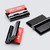 10x Black Acrylic Piano Hinges 32mm, Self-Adhesive, No Glue Required