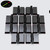 10x Black Acrylic Piano Hinges 32mm, Self-Adhesive, No Glue Required