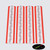 4x Clear Acrylic Piano Hinges, 300mm, Self Adhesive, No Glue Required