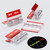 10x Clear Acrylic Piano Hinges 25mm, Self-Adhesive, No Glue Required
