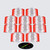 10x Clear, Acrylic Hinges, 25mm - No Glue Required, Plastic Piano Hinges