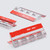 4x Clear Acrylic Plastic Piano Hinges 75mm, Self-Adhesive, No Glue Required