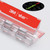 4x Clear Acrylic Piano Hinges, 75mm - Self-Adhesive, No Glue Required