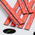 4x Clear, Flexible Acrylic Hinges, 200mm - No glue required. Low Profile, Living Flex Hinges