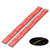 4x Clear Flexible Acrylic Hinges, 200mm - Self-Adhesive, Low Profile Living Hinges
