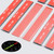 4x 100mm Clear Acrylic Flexible Hinges, Self-Adhesive, No Glue Required