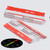 4x Clear Acrylic Piano Hinges 100mm, Self-Adhesive, No Glue Required