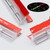 4x Clear Acrylic Piano Hinges 100mm, Self-Adhesive, No Glue Required