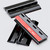 4x Black Acrylic Plastic Piano Hinges 75mm, Self-Adhesive, No Glue Required