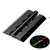 4x Black Acrylic Plastic Piano Hinges 75mm, Self-Adhesive, No Glue Required