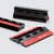 4x Black Acrylic Plastic Piano Hinges 75mm, Self-Adhesive, No Glue Required