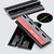 4x Black Acrylic Plastic Piano Hinges 75mm, Self-Adhesive, No Glue Required