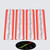4x Clear Acrylic Piano Hinges 200mm, Self-Adhesive, No Glue Required