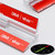 4x Clear Acrylic Piano Hinges 200mm, Self-Adhesive, No Glue Required