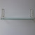 2x Shelf / Wall-Mount L Brackets, 148mm Clear Acrylic