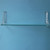 2x v6 Clear Acrylic Shelf Brackets, 148mm, Wall Mount L Brackets