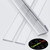 2x Clear Flexible Acrylic Living Hinges, 950mm - Low Profile