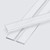 2x Clear 1150mm Acrylic Low Profile Flexible Living Hinges, Continuous
