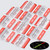 10x Clear Acrylic Piano Hinges 30mm, Self-Adhesive, No Glue Required