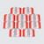 10x Clear, Acrylic Hinges, 30mm - No Glue Required, Plastic Piano Hinges